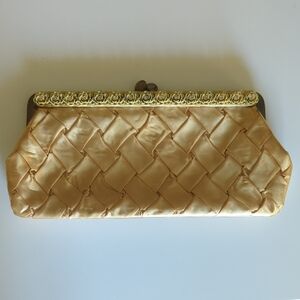 Vintage 50s/60s Gold Clutch Bag